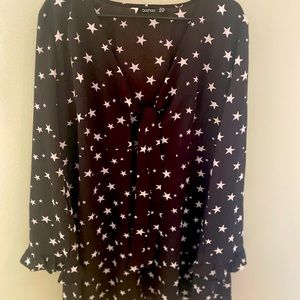 Star print dress